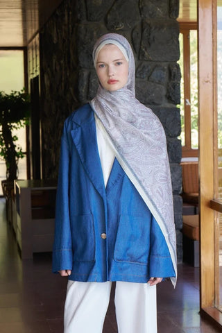 Endless Lena Desen Şal - Sarı