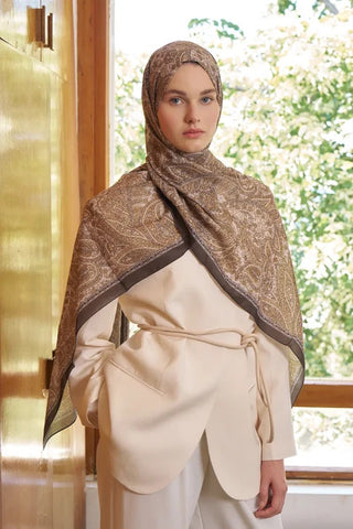 Endless Lena Desen Şal - Hardal