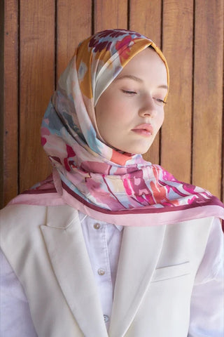 Live Amora Desen Şal - Renkli