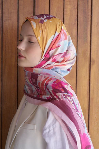 Live Amora Desen Şal - Renkli