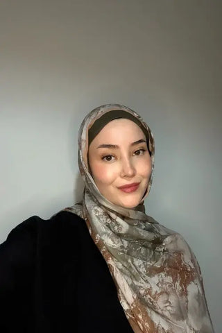 Passionate Solstice Desen Şal - Kahverengi