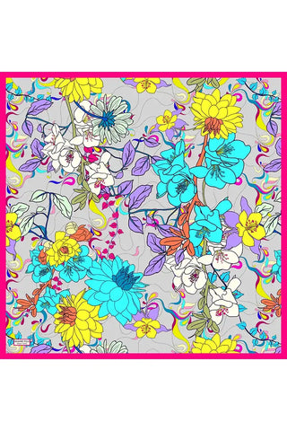 Aria Koleksiyonu Belle Desen Eşarp - Fuşya