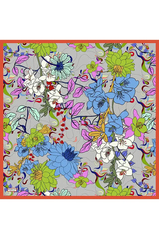 Aria Koleksiyonu Belle Desen Eşarp - Gri