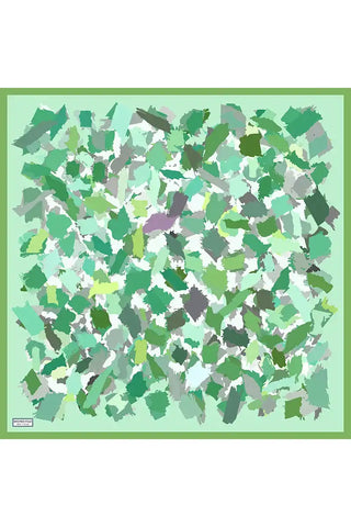 Aria Koleksiyonu Dalia Desen Eşarp - Yeşil