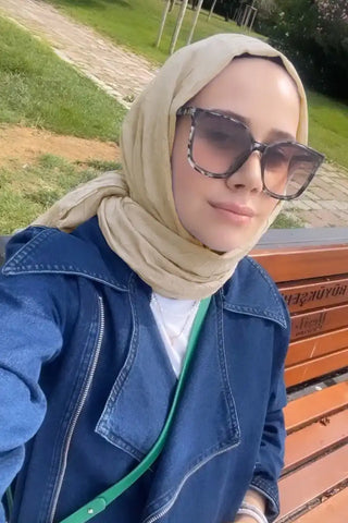 Bambu Kraş Şal - Badem