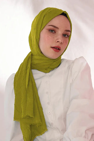 Bambu Kraş Şal - Olive
