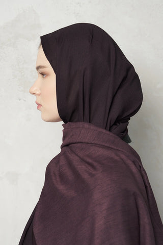 Çift Taraflı Premium Şal Dokulu Desen - Bordo