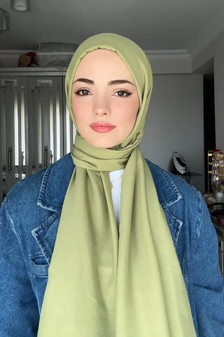 Kübra Koç Comfort Pamuk Şal - Adaçayı