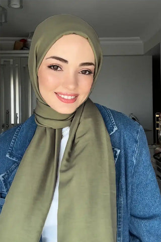 Kübra Koç Comfort Pamuk Şal - Çağla