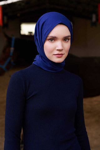 Comfort Pamuk Şal - Koyu Mavi