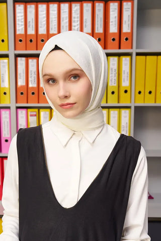 Comfort Pamuk Şal - Krem