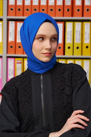 Melike Dinçer Comfort Pamuk Şal - Saks