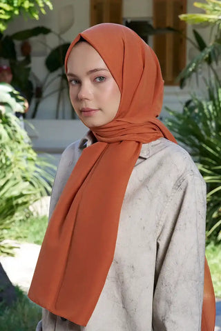 Kübra Koç Comfort Pamuk Şal - Şeftali