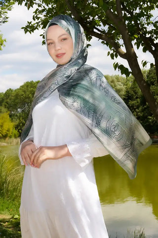 Crystal Hola Desen Şal - Mint