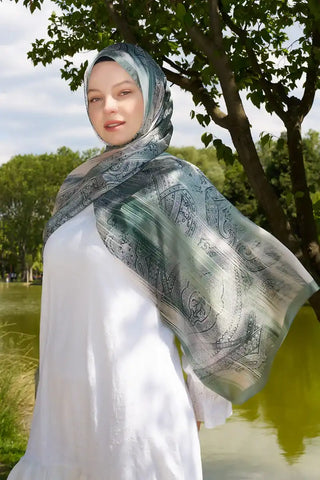 Crystal Hola Desen Şal - Mint