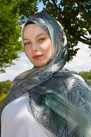 Crystal Hola Desen Şal - Mint