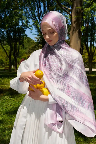 Crystal Hola Desen Şal - Pembe