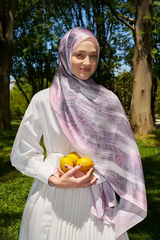 Crystal Hola Desen Şal - Pembe