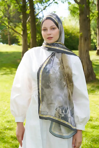 Crystal Perla Desen Şal - Yeşil