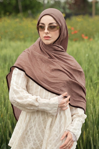 Müslin Şal - Mocha