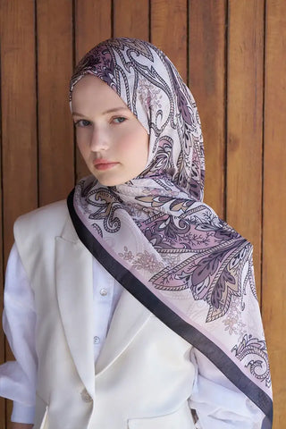 Endless Alive Desen Şal - Siyah
