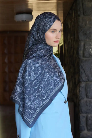 Endless Lena Desen Şal - Siyah