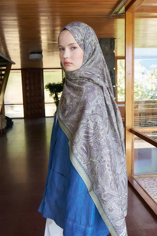 Endless Lena Desen Şal - Yeşil