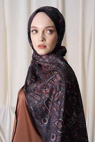 Historical Livia Desen Şal - Acı Kahve
