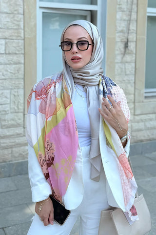 Linden Desen Omuz Şalı - Taş