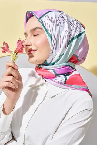 Monetta Twill Serisi Puzzle -  Pembe / Yeşil