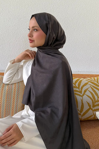 Monogram Jakar Şal - Antrasit