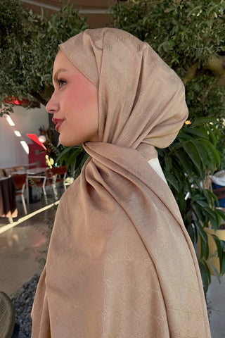 Monogram Jakar Şal - Bej