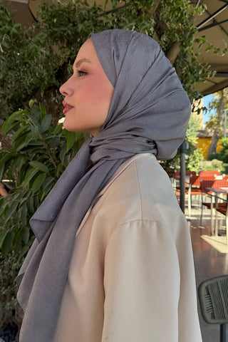 Monogram Jakar Şal - Gri