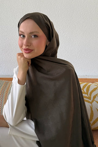 Monogram Jakar Şal - Haki