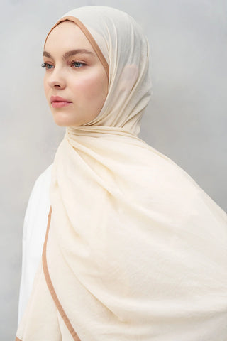 Müslin Şal - Bej