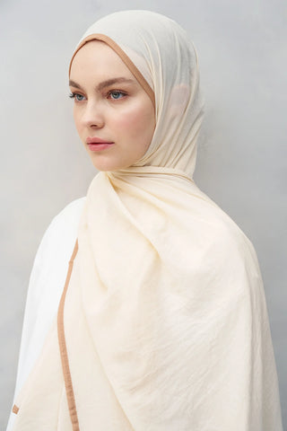 Müslin Şal - Bej