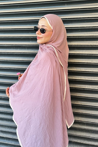 Müslin Şal - Gül Kurusu