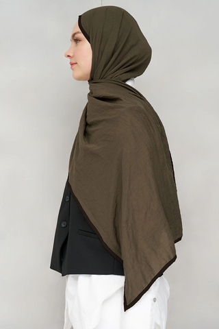 Müslin Şal - Haki