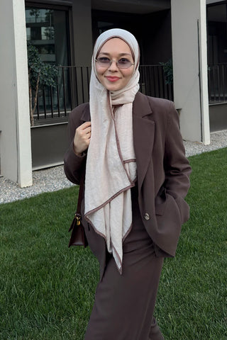 Müslin Şal - Latte
