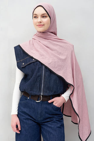 Müslin Şal - Pembe