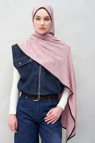 Müslin Şal - Pembe