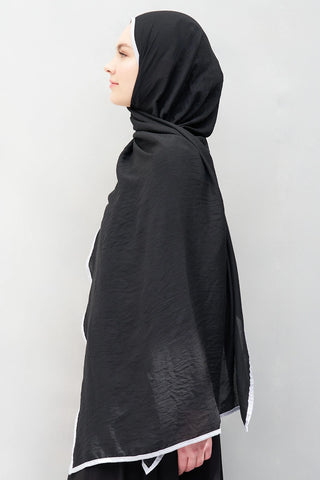 Müslin Şal - Siyah