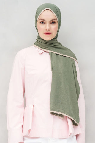 Müslin Şal - Yeşil