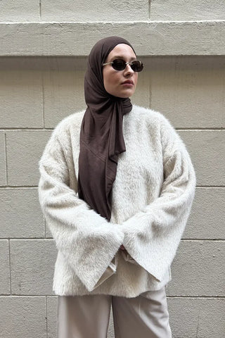 Penye Şal - Acı Kahve