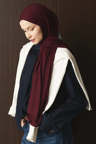 Penye Şal - Bordo