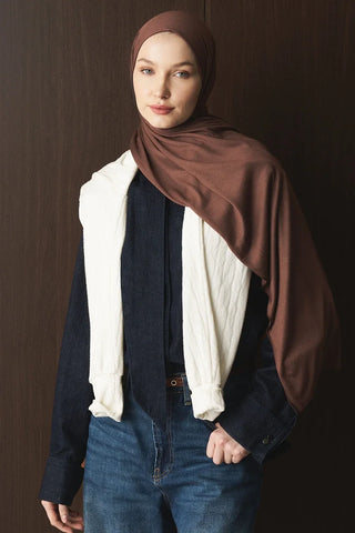 Penye Şal - Kahverengi