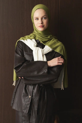 Penye Şal - Yeşil