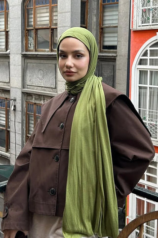 Penye Şal - Yeşil