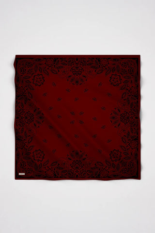 Petals Desen Omuz Şal - Bordo