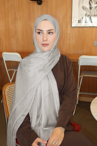 Premium Glow Jakar Şal Ağaç Kabuğu - Taş